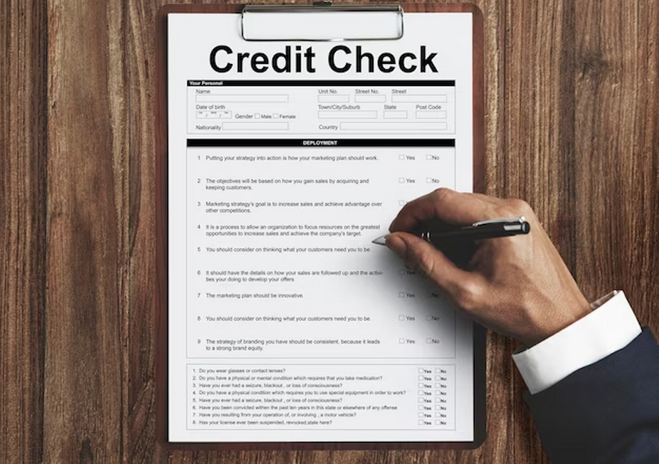 Credit check form